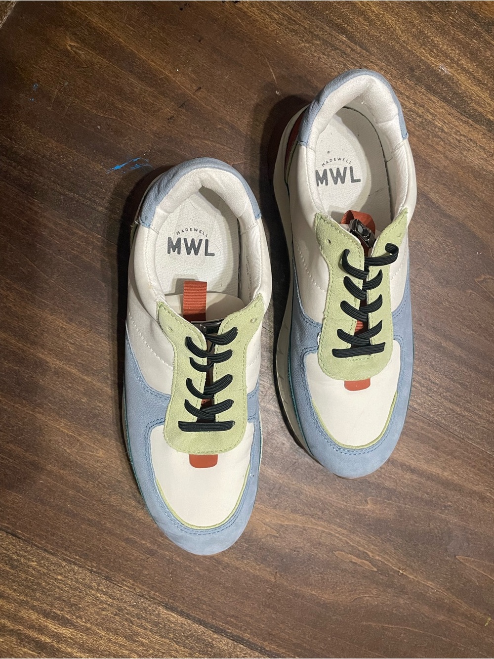 Madewell MWL Kickoff trainer Colorblock Sneakers Sz 9.5